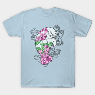 Floral Manatee T-Shirt